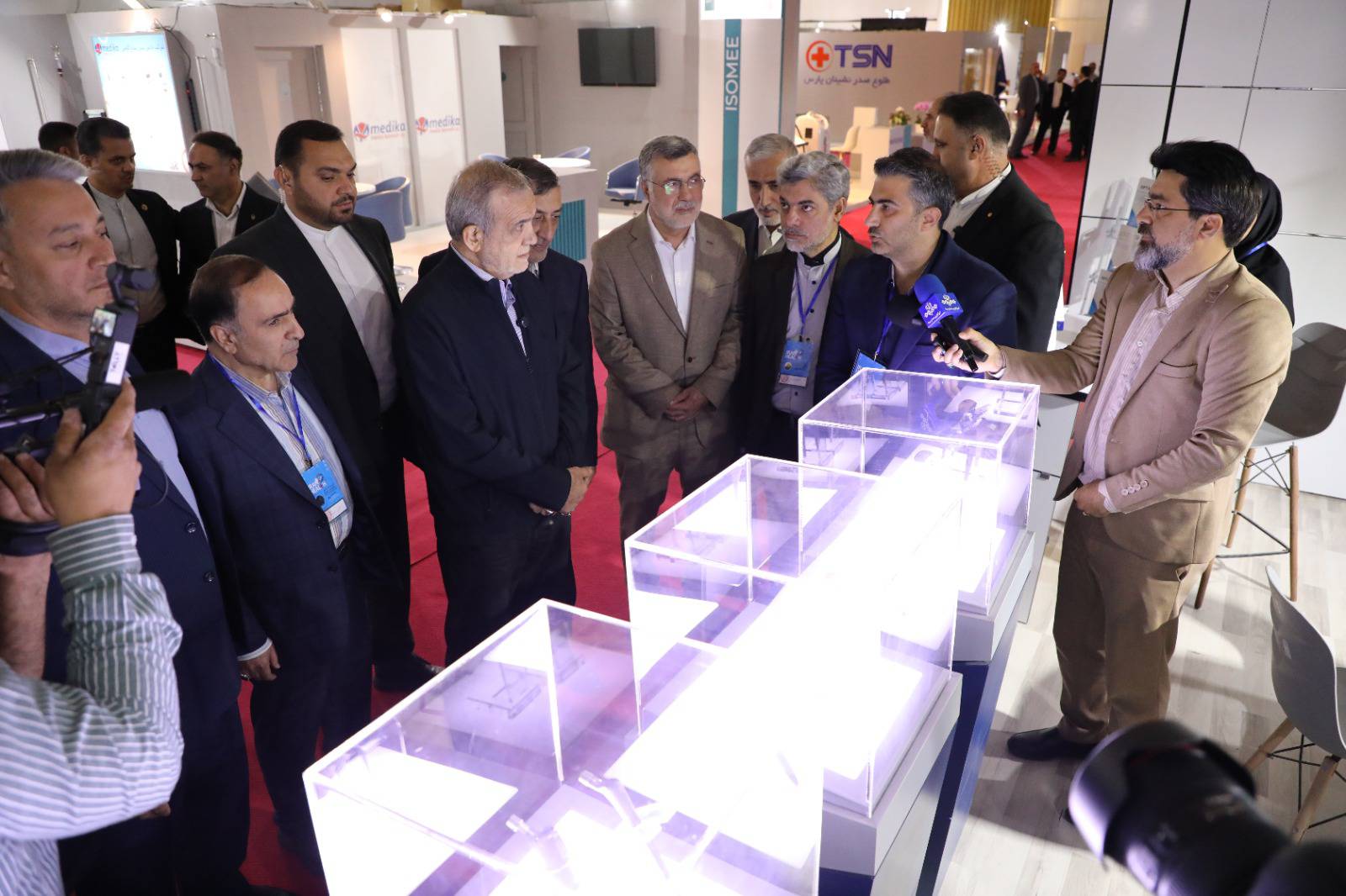 Sanctions Cannot Hinder Iranian Resolve, Says President at Iran Health 2025